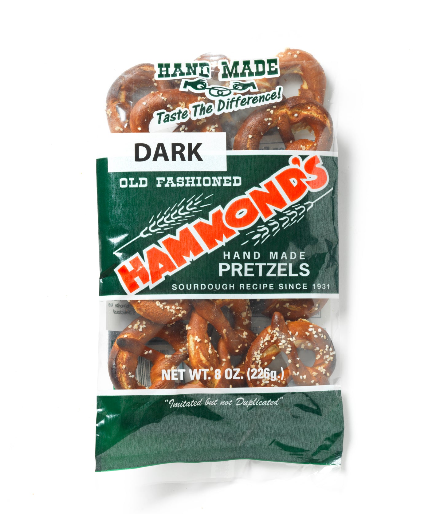 Dark Salted Pretzels