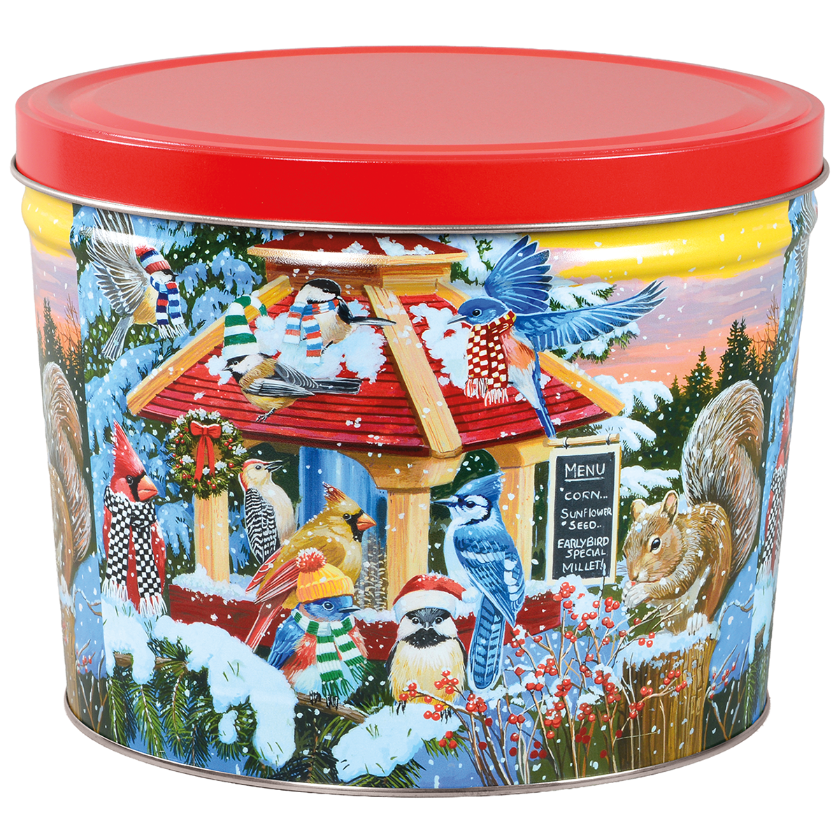Dark Salted Pretzels Decorative Can (1.75 lb)