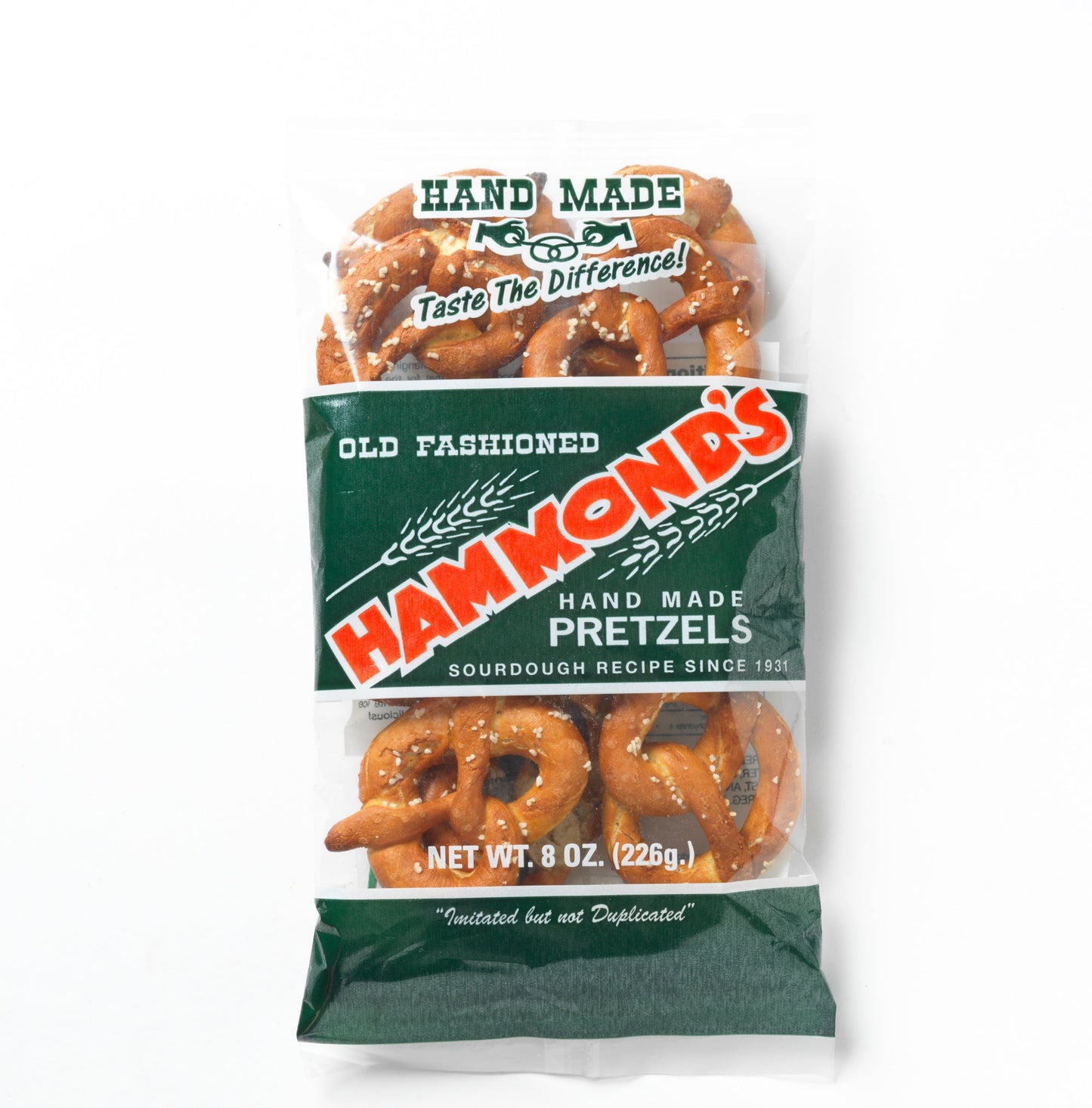 Regular Salted Pretzels 8 oz Bag