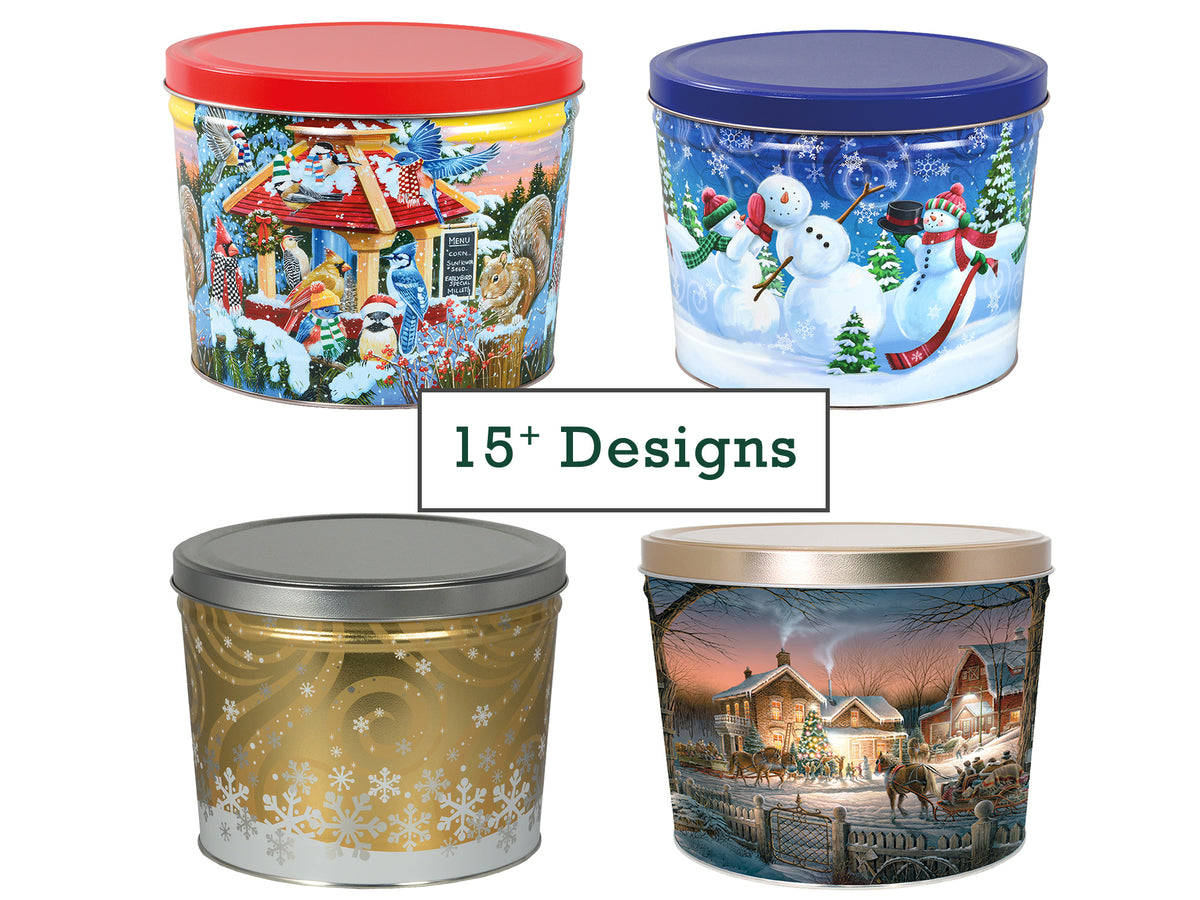 Dark Salted Pretzels Decorative Can (1.75 lb)