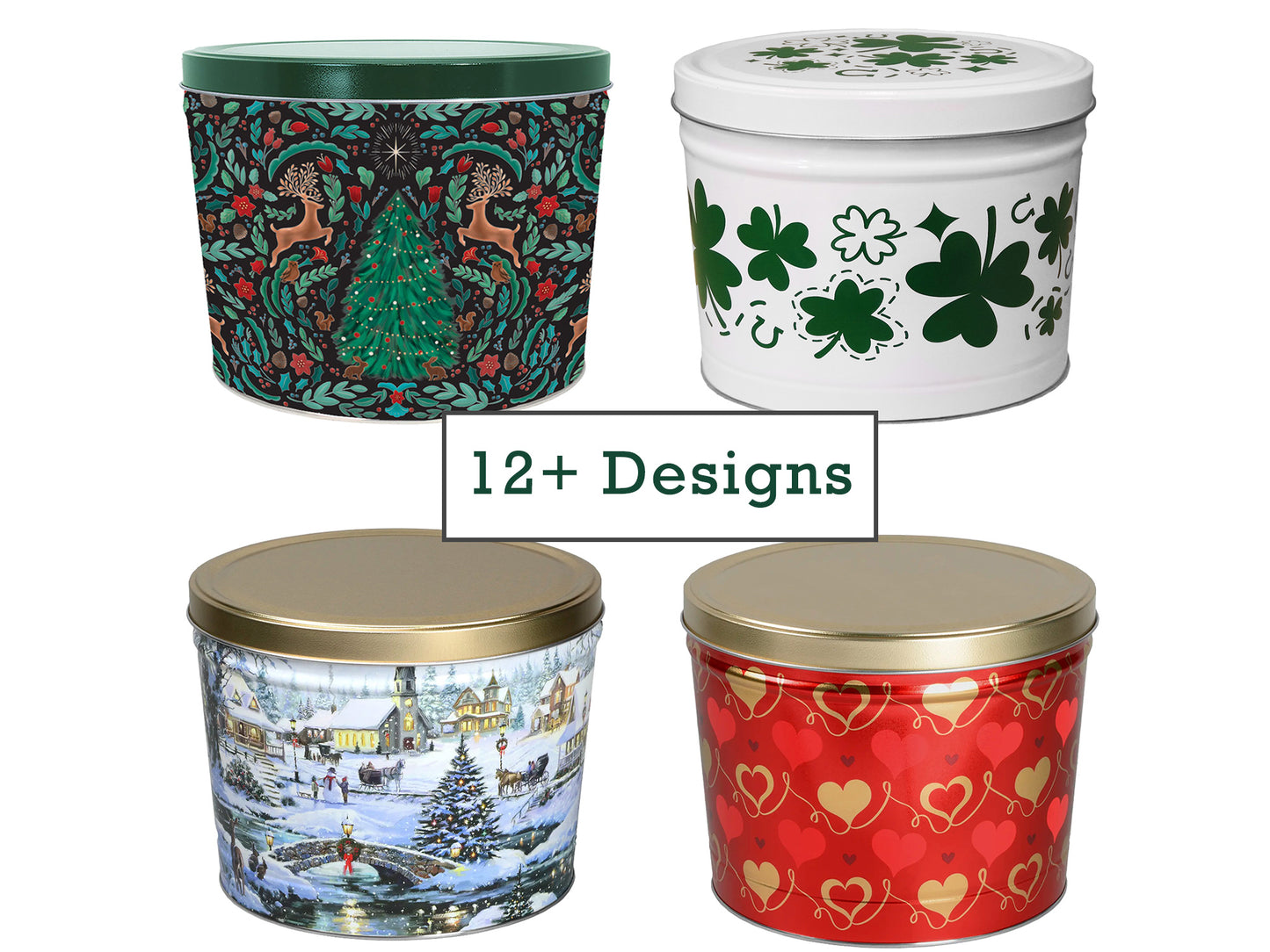 Unsalted Pretzels Decorative Can (1.75 lb)