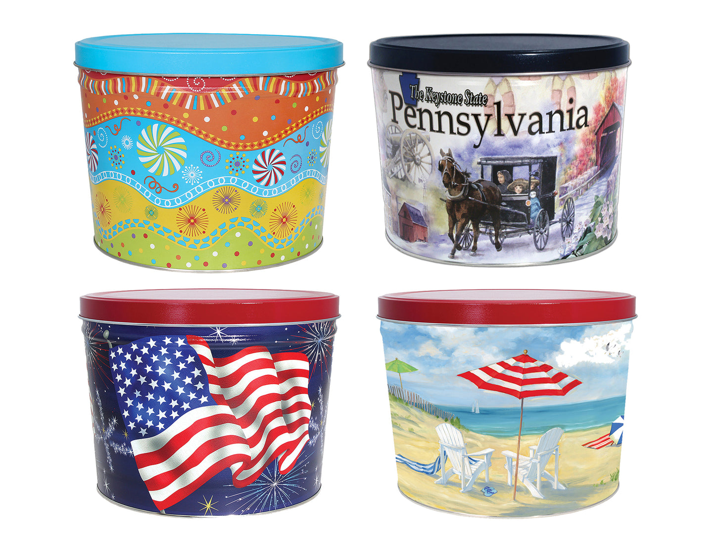 Unsalted Pretzels Decorative Can (1.75 lb)